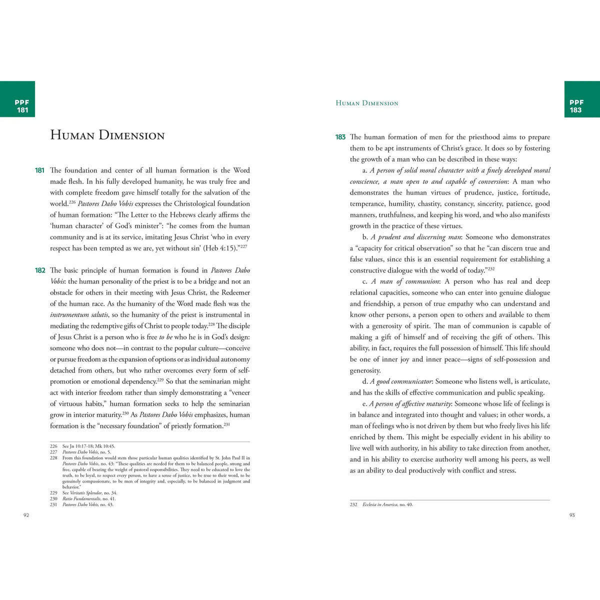 Program of Priestly Formation in the United States of America, Sixth Edition
