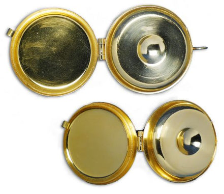 Celtic Cross 7 Host Pyx with Ring for Neck Cord