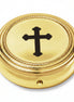 Budded Cross Pyx - Medium Size - Brass - Ministerial Quality