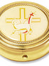 Lamb & Cross Pyx - Epoxy Lid - Medium Size - Brass - Ministerial Quality