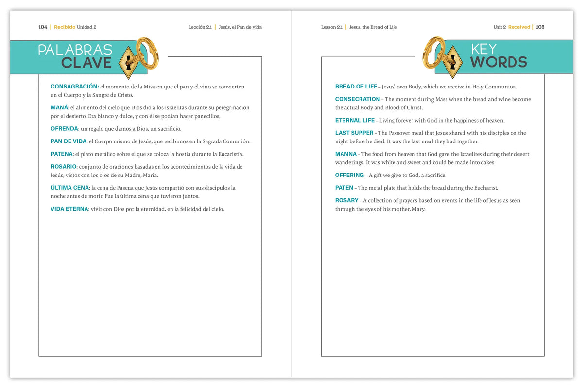 Received Second Edition: Your Journey to First Communion Student Workbook only