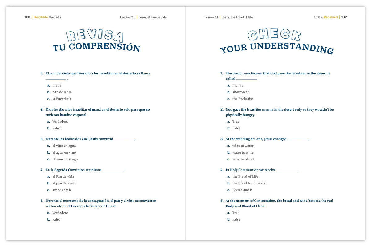 Received Second Edition: Your Journey to First Communion Student Workbook only