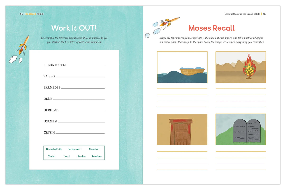 Received Second Edition: Your Journey to First Communion Student Workbook only