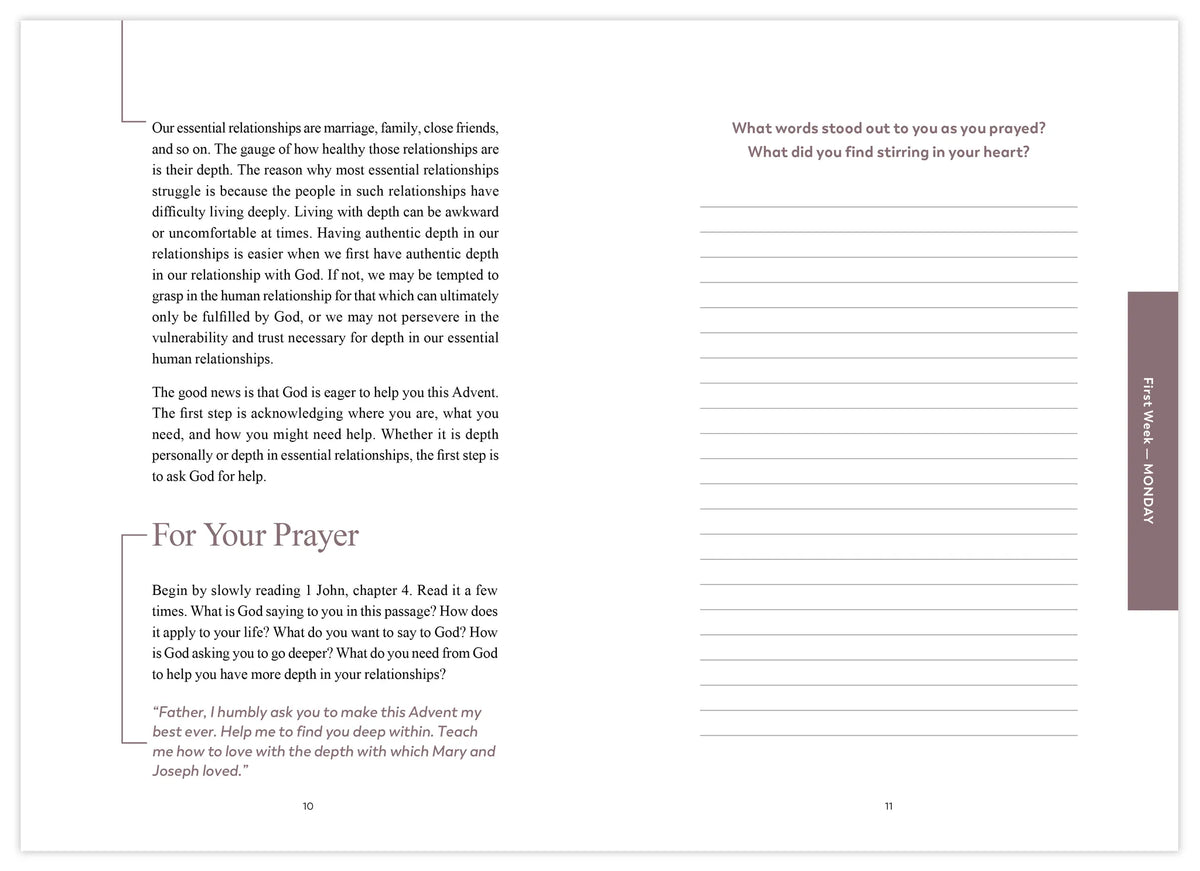 Rejoice! Advent Meditations with the Holy Family, Journal