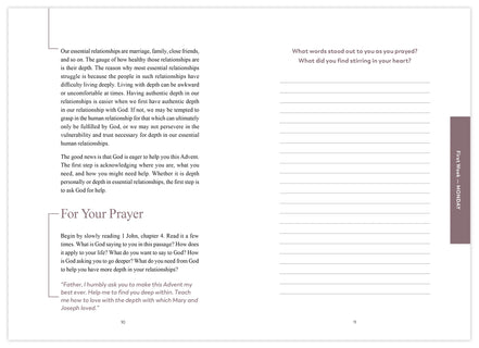 Rejoice! Advent Meditations with the Holy Family, Journal