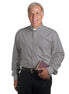 Murphy Long Sleeve Tab Collar Clergy Shirt - Grey