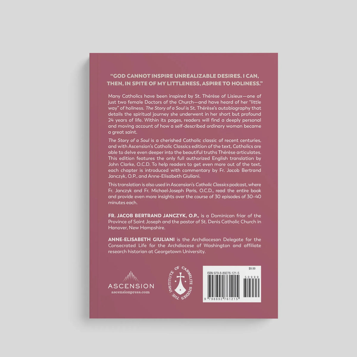 Story of a Soul: The Autobiography of St. Thérèse of Lisieux (Catholic Classics)