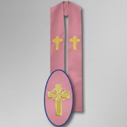 Embroidered Cross Deacon Stole 702