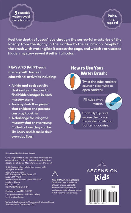 Pray and Paint: Sorrowful Mysteries of the Rosary Water Reveal