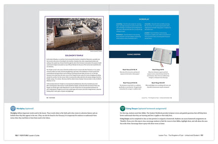 Venture: The Bible Timeline for High School, Leader's Guide