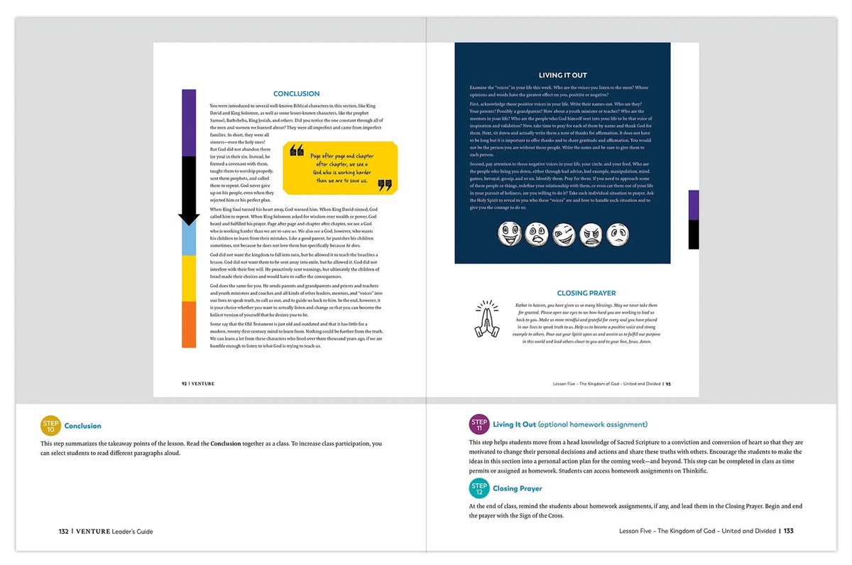 Venture: The Bible Timeline for High School, Leader's Guide