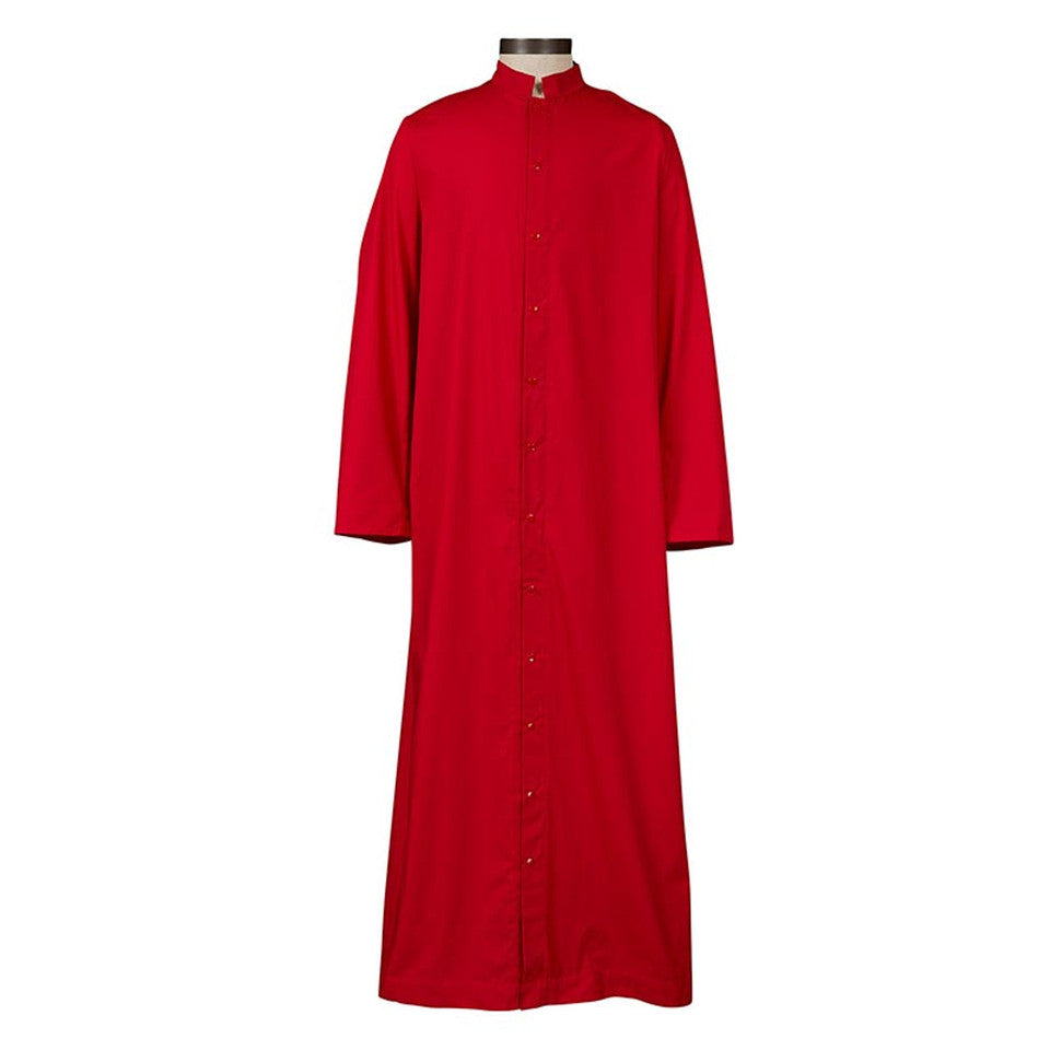 Red altar server cassock