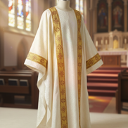 Avignon Collection Dalmatic with Inner Stole in church setting