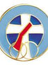 Deacon Spouse Round Lapel Pin
