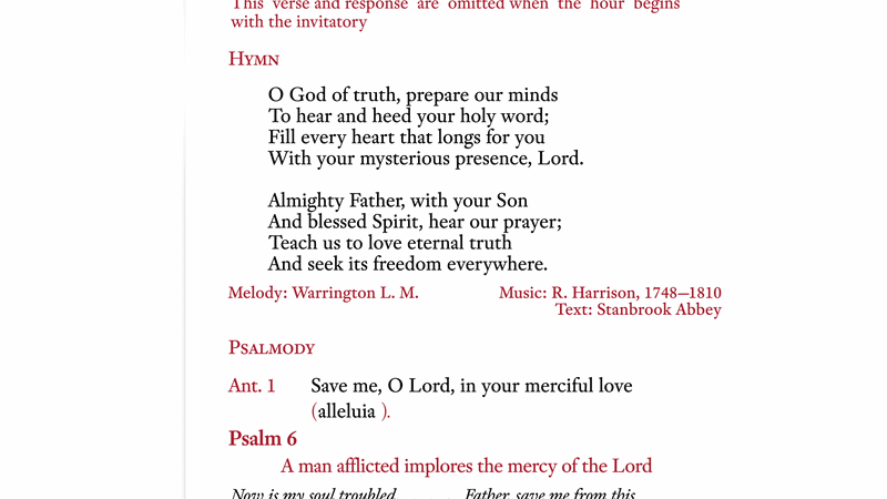 Seven ribbons in the Word on Fire Liturgy of the Hours Second Edition