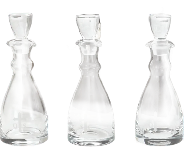 3pc. Chrismal Bottles 9780