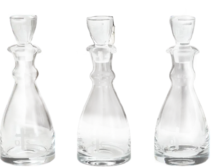 3pc. Chrismal Bottles 9780