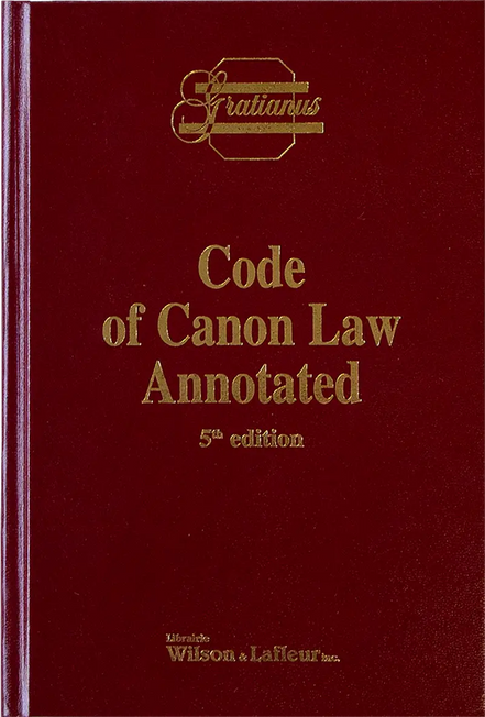 Code of Canon Law Annotated – 5th Edition