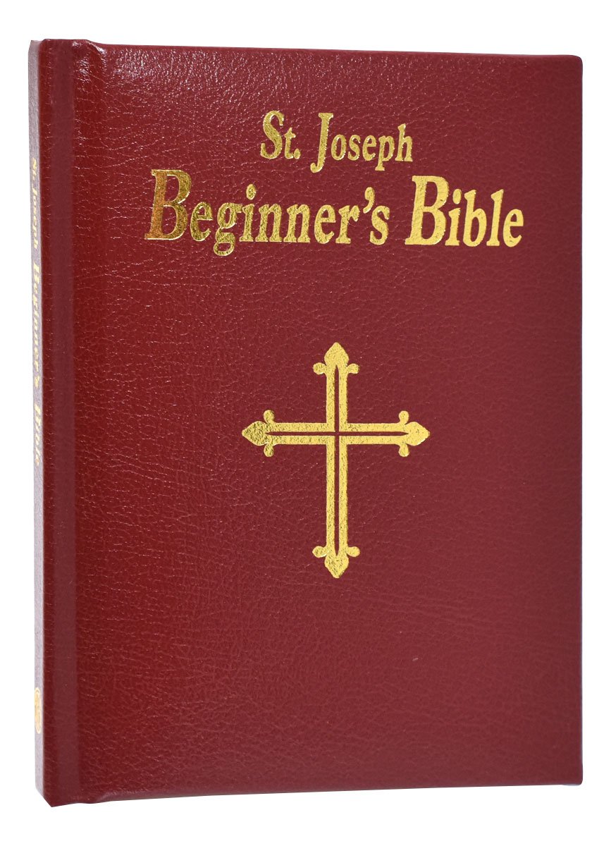 St. Joseph Beginner's Bible - Imitation Leather - Burgundy image 4