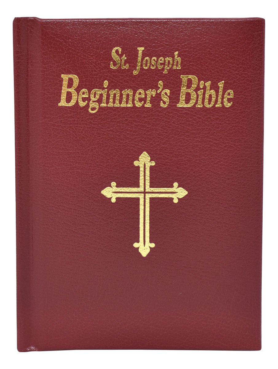 St. Joseph Beginner's Bible - Imitation Leather - Burgundy image 5