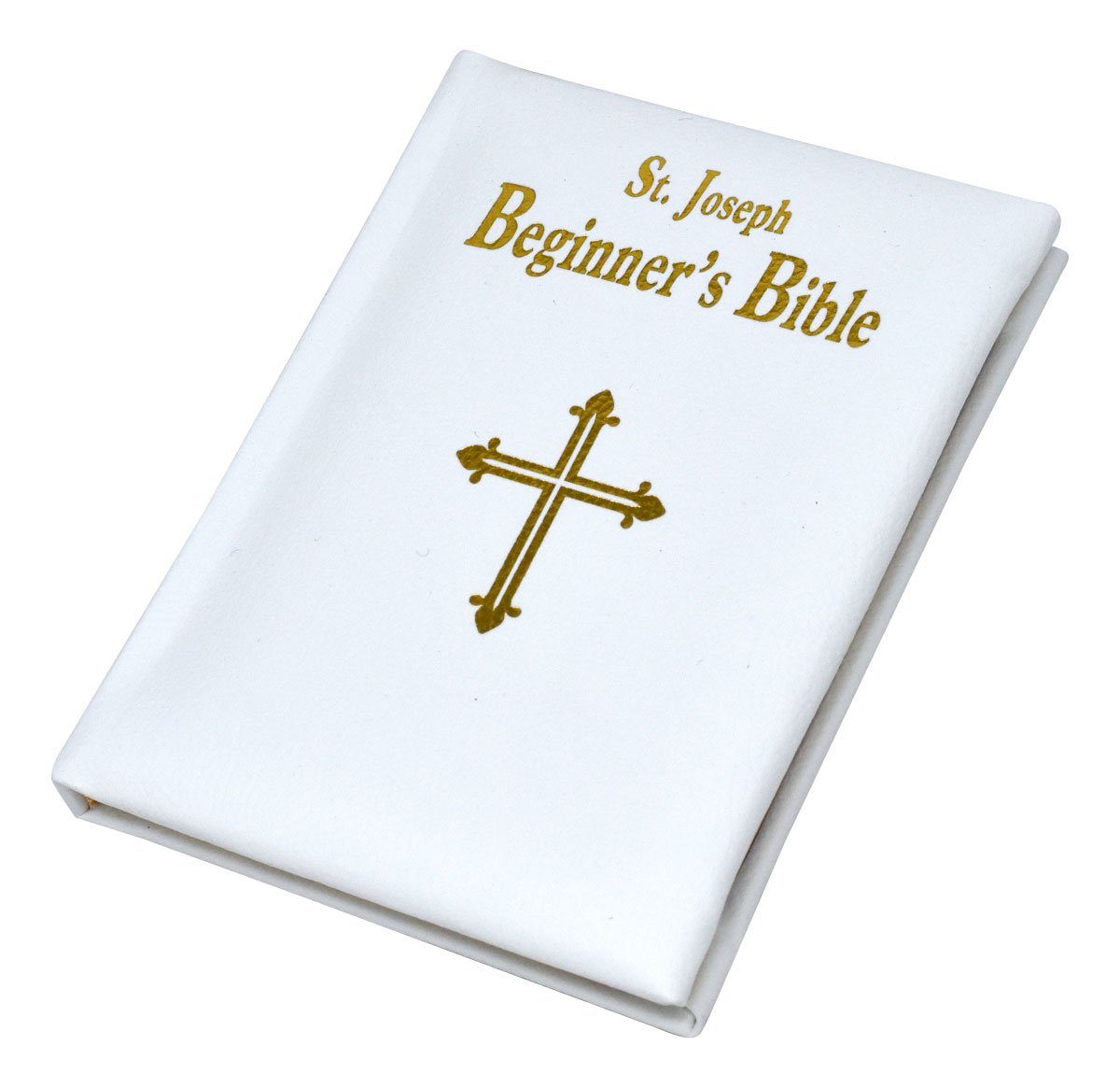 St. Joseph Beginner's Bible - Imitation Leather - White image 1