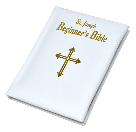 St. Joseph Beginner's Bible - Imitation Leather - White image 1
