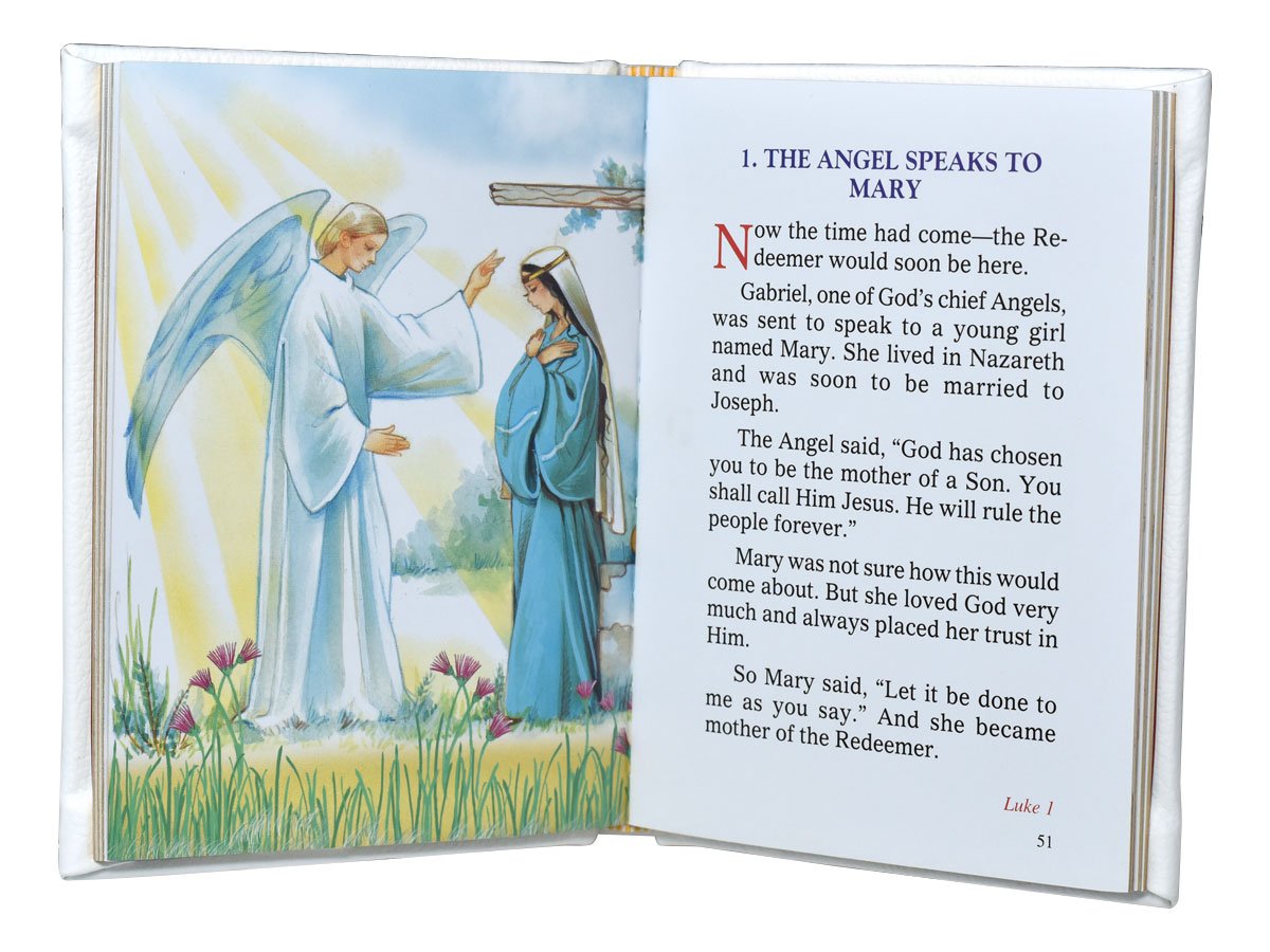 St. Joseph Beginner's Bible - Imitation Leather - White image 6