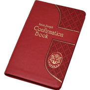 Saint Joseph Confirmation Book - Imitation Leather - Red image 1