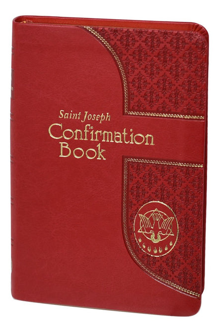 Saint Joseph Confirmation Book - Imitation Leather - Red image 3