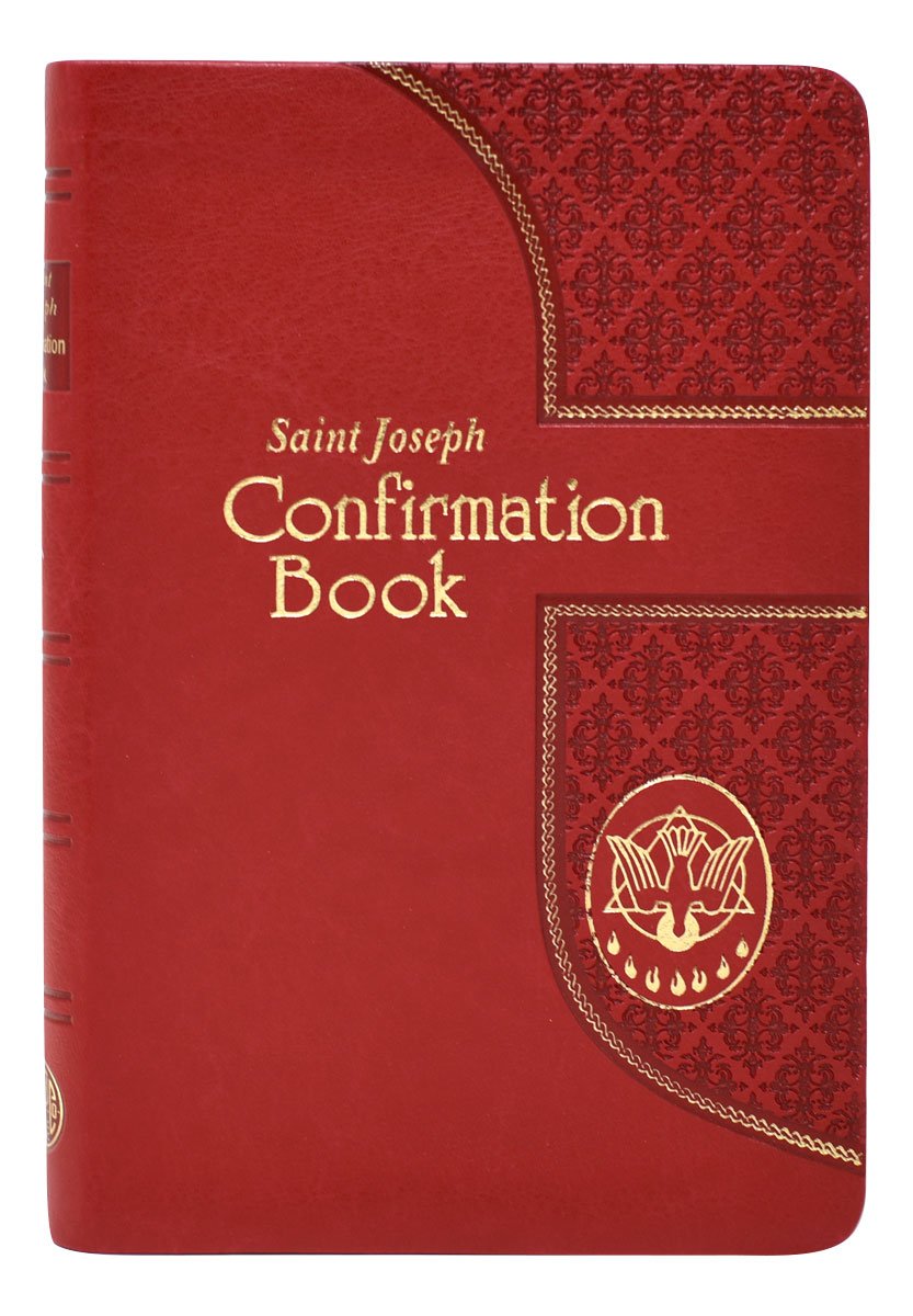 Saint Joseph Confirmation Book - Imitation Leather - Red image 5