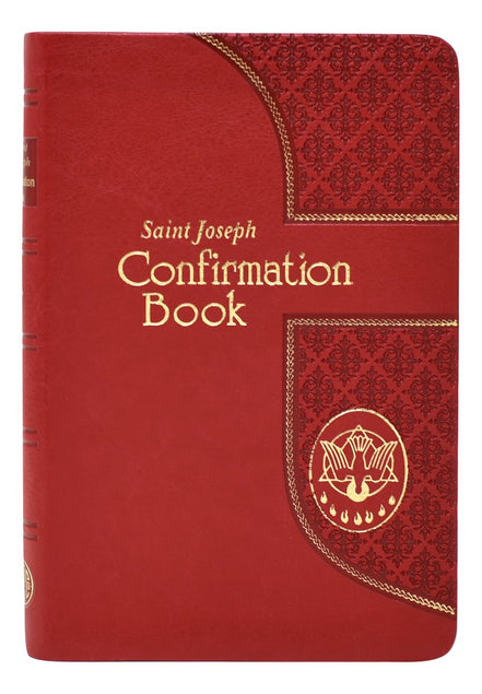 Saint Joseph Confirmation Book - Imitation Leather - Red image 5