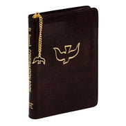 Saint Joseph Confirmation Book - Bonded Leather - Zipper Close - Burgundy image 1