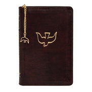 Saint Joseph Confirmation Book - Bonded Leather - Zipper Close - Burgundy image 2