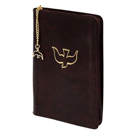 Saint Joseph Confirmation Book - Bonded Leather - Zipper Close - Burgundy image 3