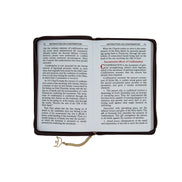 Saint Joseph Confirmation Book - Bonded Leather - Zipper Close - Burgundy image 4