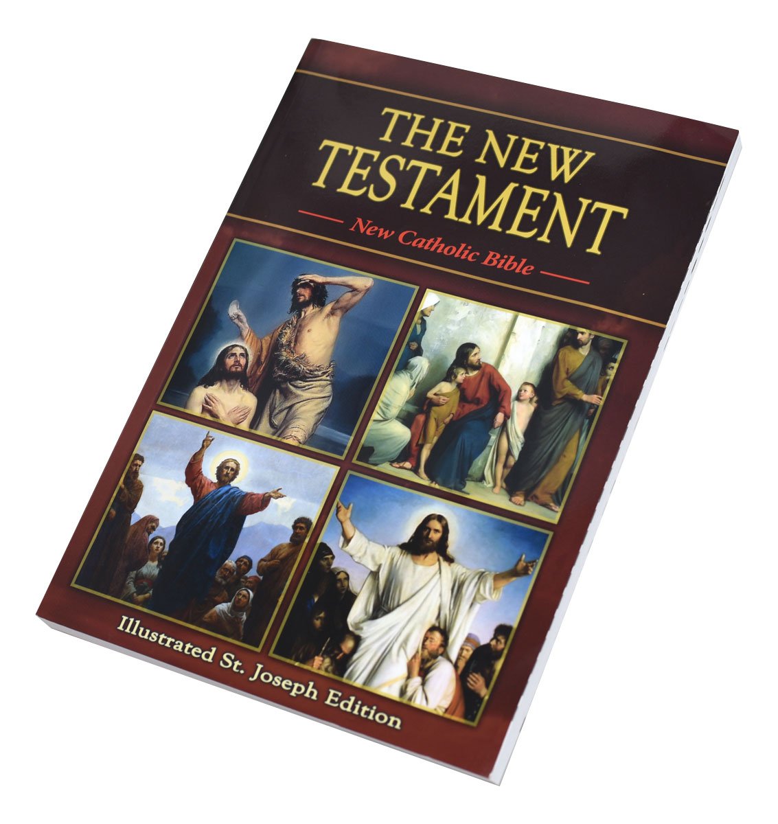 St. Joseph New Catholic Bible New Testament - 528-Page Edition - Paperback - Illustrated image 1