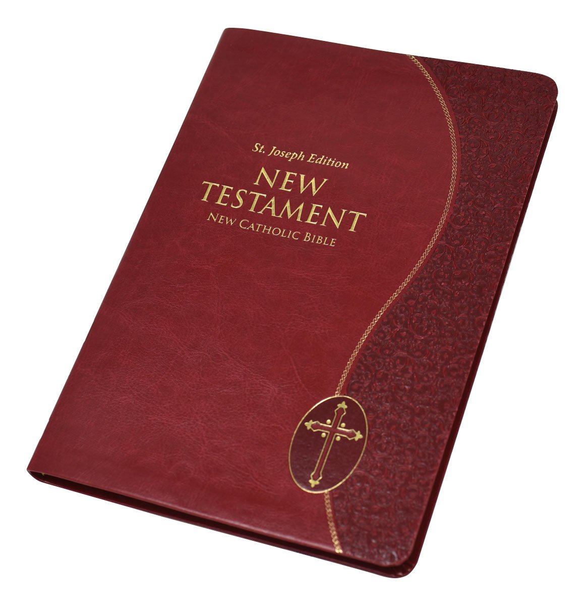 St. Joseph New Catholic Bible New Testament - 528-Page Edition - Dura-Lux - Burgundy image 1