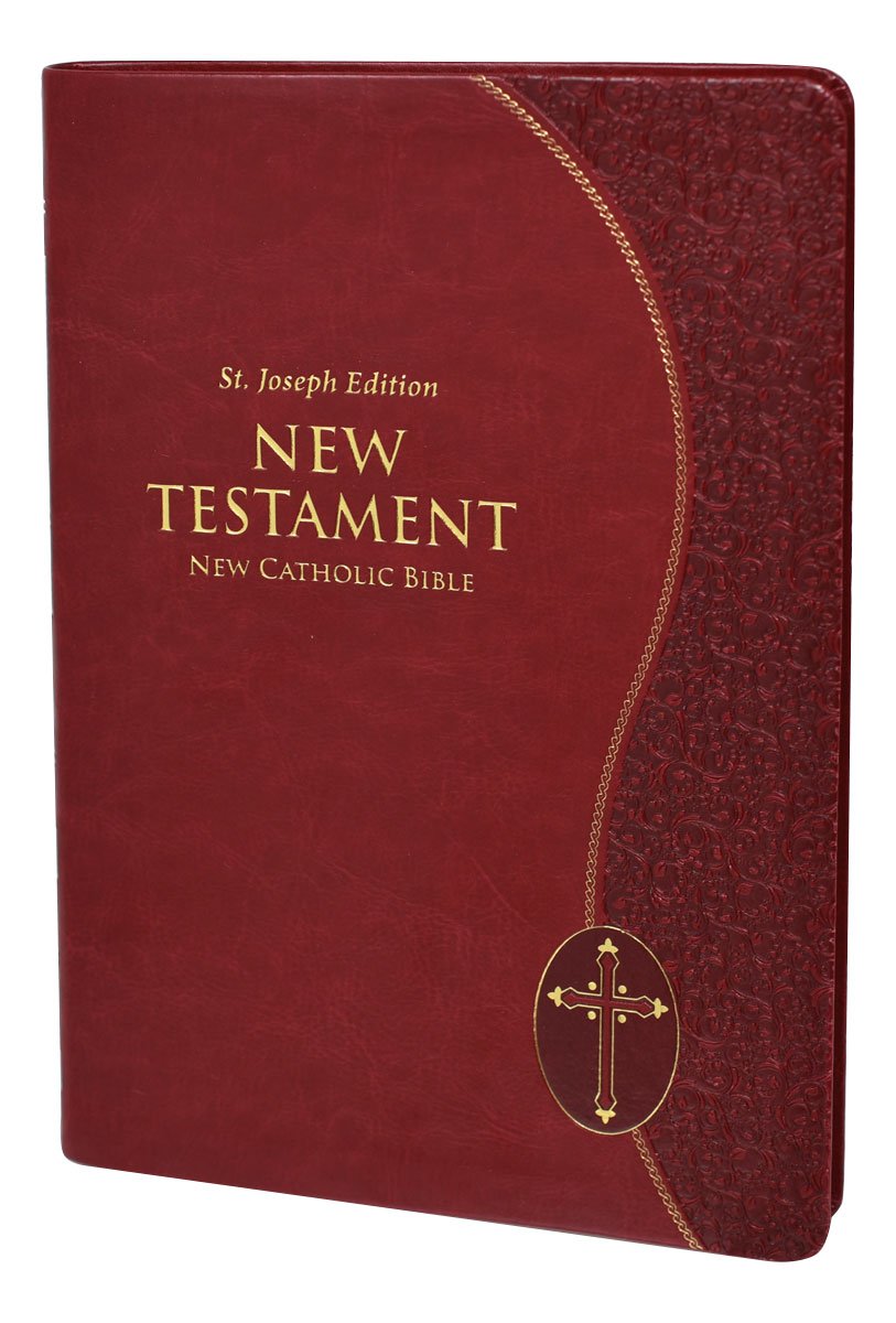 St. Joseph New Catholic Bible New Testament - 528-Page Edition - Dura-Lux - Burgundy image 3