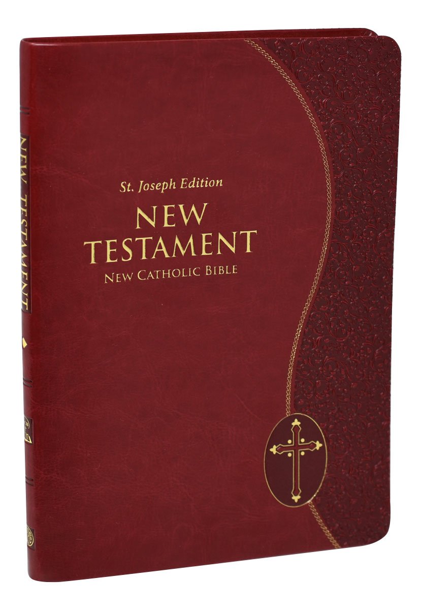 St. Joseph New Catholic Bible New Testament - 528-Page Edition - Dura-Lux - Burgundy image 4