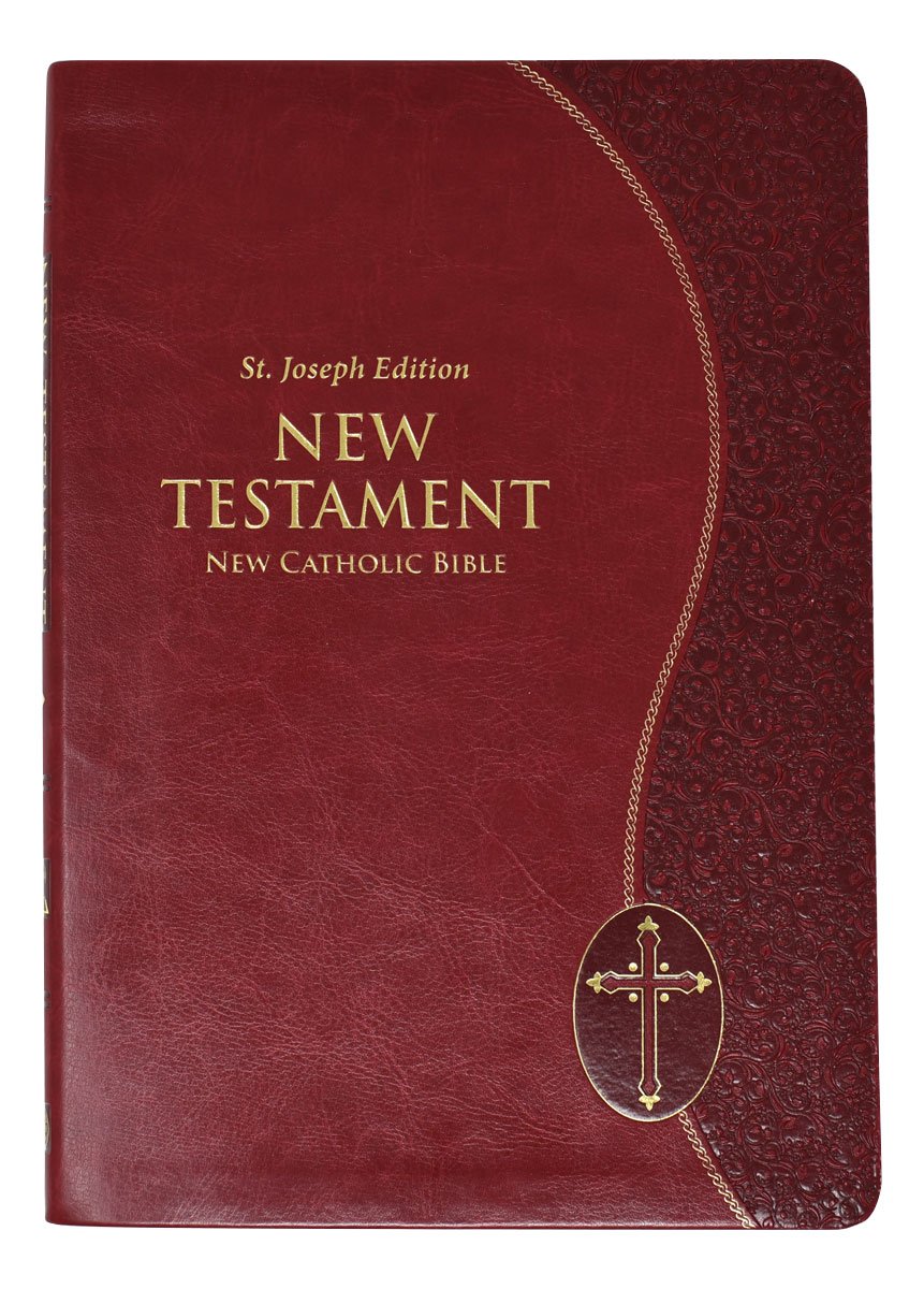 St. Joseph New Catholic Bible New Testament - 528-Page Edition - Dura-Lux - Burgundy image 5