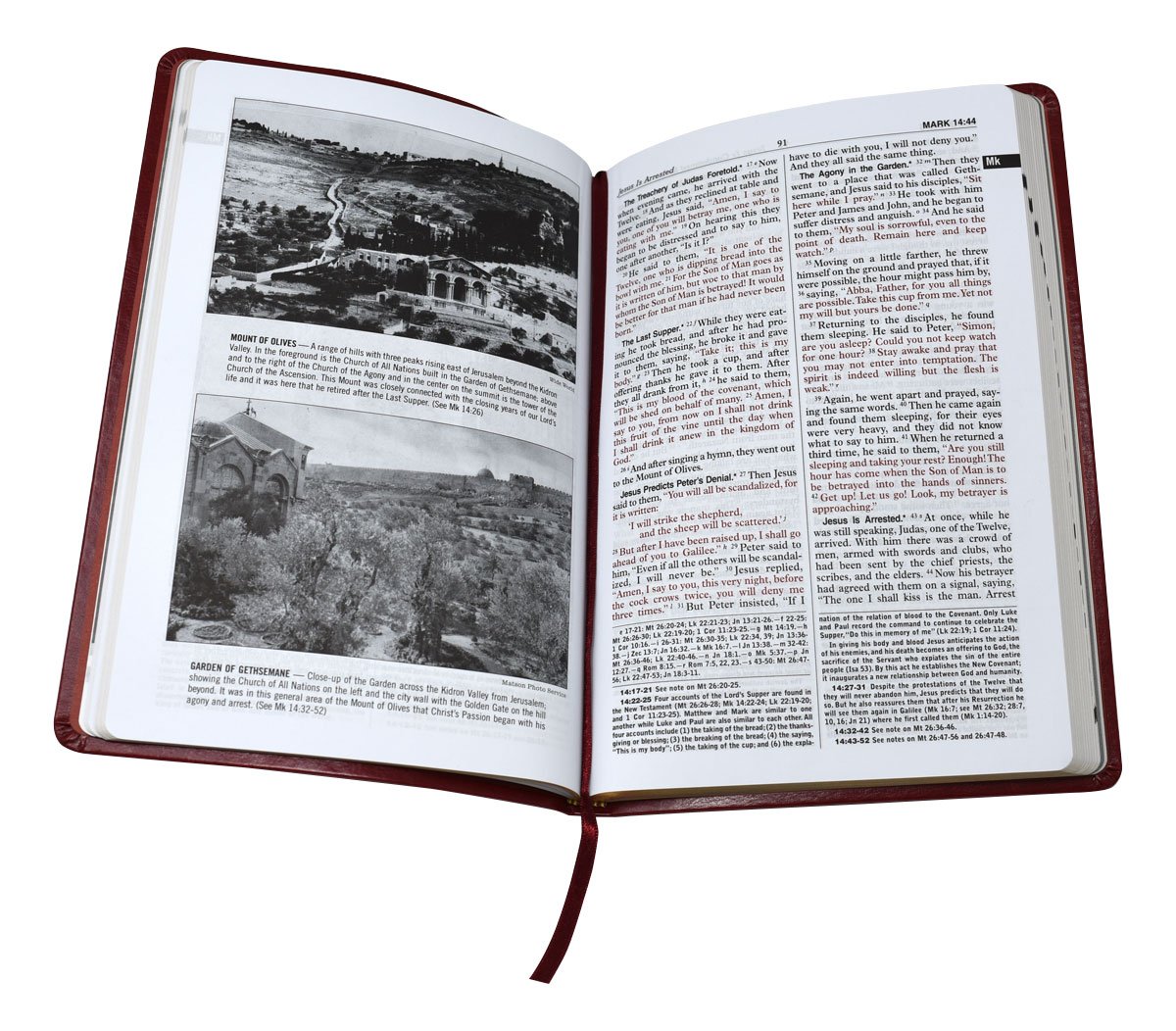 St. Joseph New Catholic Bible New Testament - 528-Page Edition - Dura-Lux - Burgundy image 6