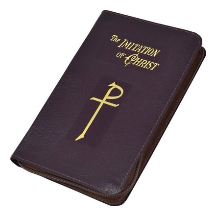 The Imitation Of Christ - Bonded Leather - Zipper Close - Burgundy image 1