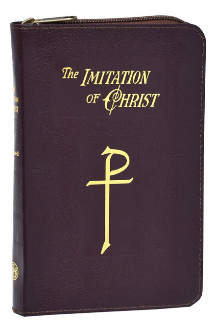 The Imitation Of Christ - Bonded Leather - Zipper Close - Burgundy image 2