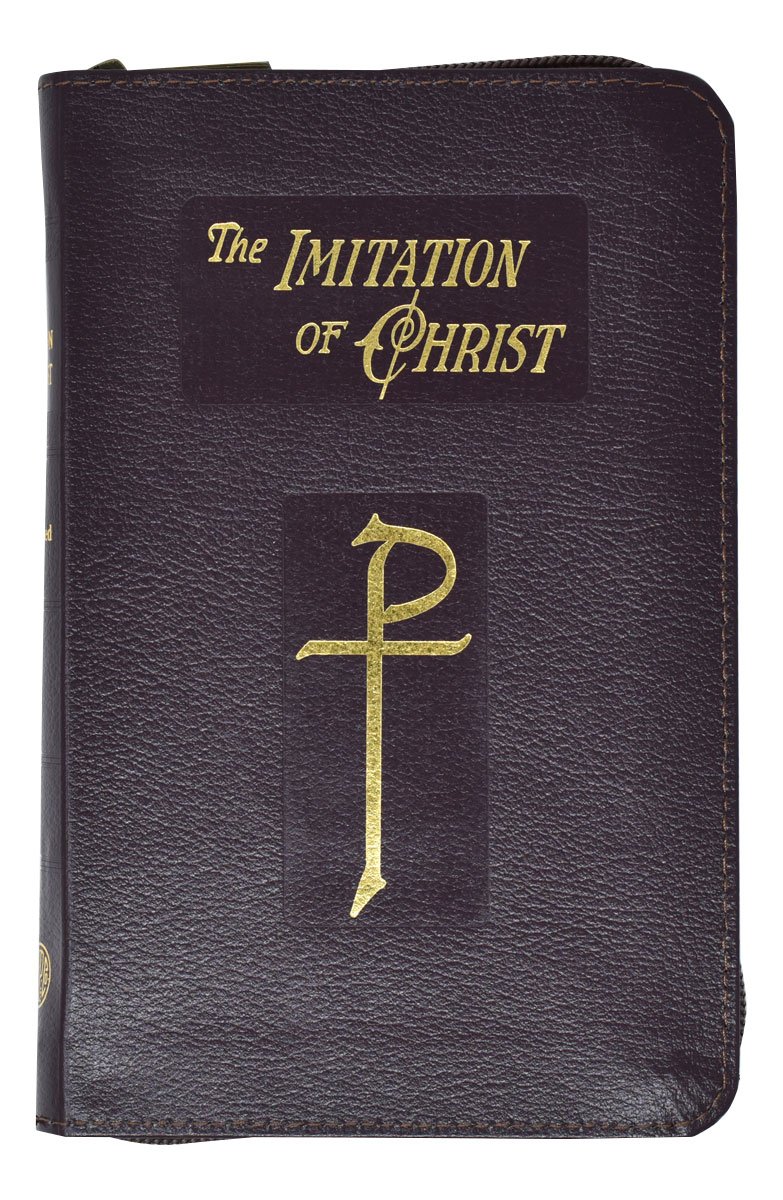 The Imitation Of Christ - Bonded Leather - Zipper Close - Burgundy image 3