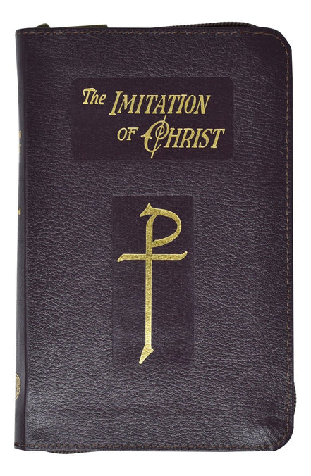 The Imitation Of Christ - Bonded Leather - Zipper Close - Burgundy image 3