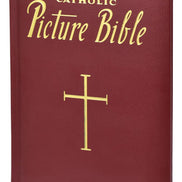 New Catholic Picture Bible - 5 3/4 X 8 3/4 Edition - Padded - Burgundy image 3