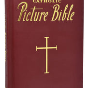 New Catholic Picture Bible - 5 3/4 X 8 3/4 Edition - Padded - Burgundy image 4