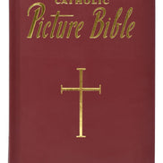New Catholic Picture Bible - 5 3/4 X 8 3/4 Edition - Padded - Burgundy image 5