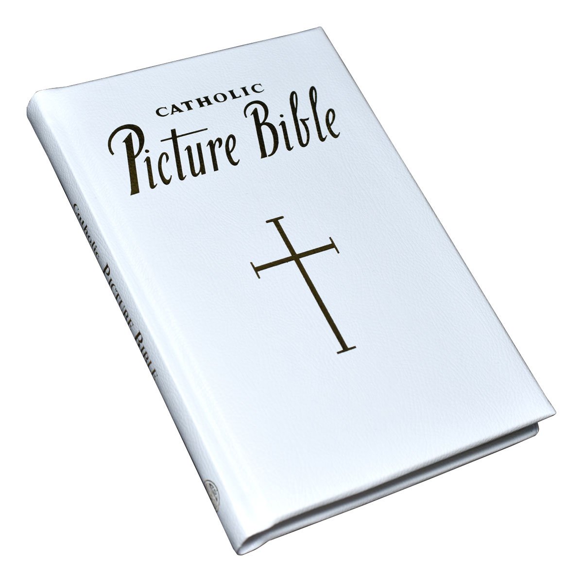 New Catholic Picture Bible - 5 3/4 X 8 3/4 Edition - Padded - White image 2