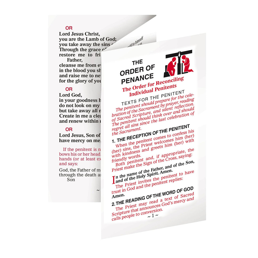 Order of Penance Tri-fold for the Penitents - Default Title image 1